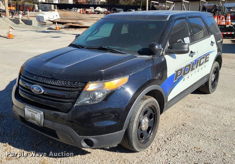 image for item DJ1611 2015 Ford Explorer Police Interceptor  SUV