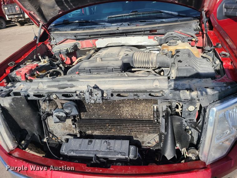 image for item DJ1614 2013 Ford F150  SuperCrew flatbed pickup truck