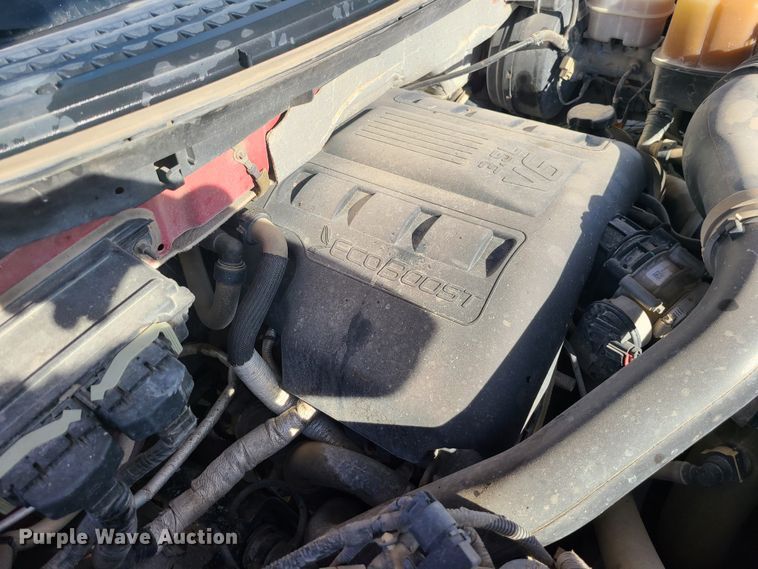 image for item DJ1614 2013 Ford F150  SuperCrew flatbed pickup truck