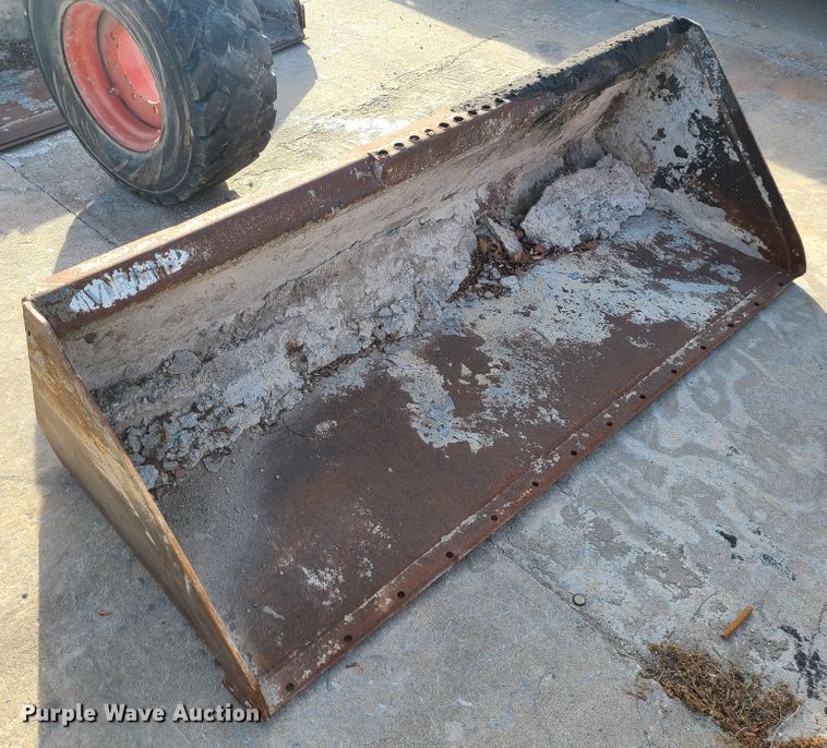 image for item DJ1620 84"W skid steer bucket