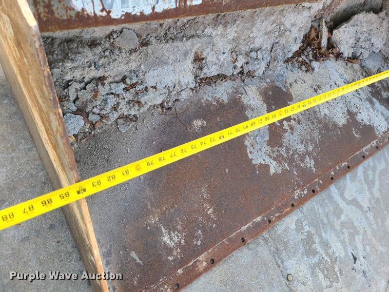 image for item DJ1620 84"W skid steer bucket