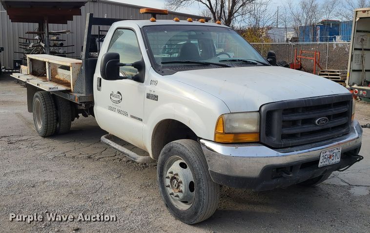 image for item DJ1627 2000 Ford F550 Super Duty  flatbed truck