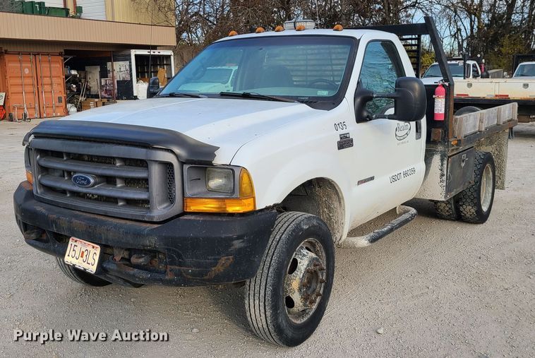 image for item DJ1629 2000 Ford F550 Super Duty  flatbed truck