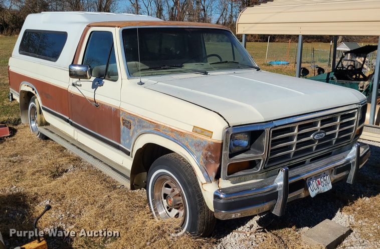image for item DJ1642 1986 Ford F150  pickup truck