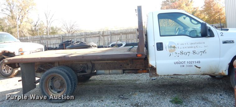image for item DK3140 2000 Ford F450 Super Duty XL  flatbed truck