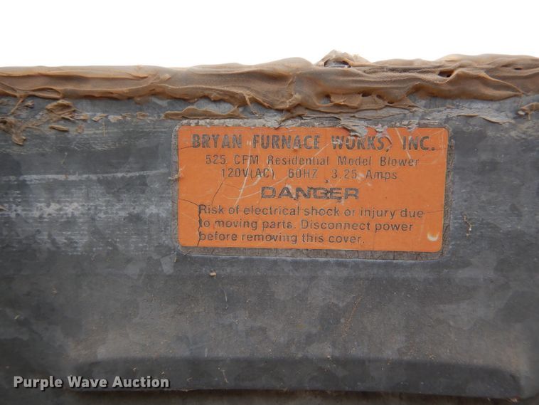 image for item DL3496 Bryan Furnace Works  wood burning stove