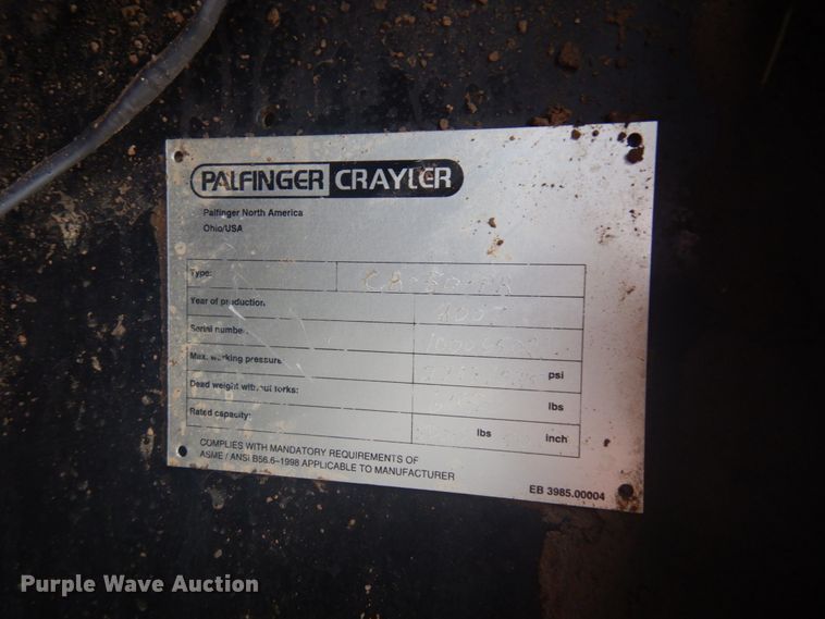 image for item DM5333 2007 Palfinger CR50  forklift