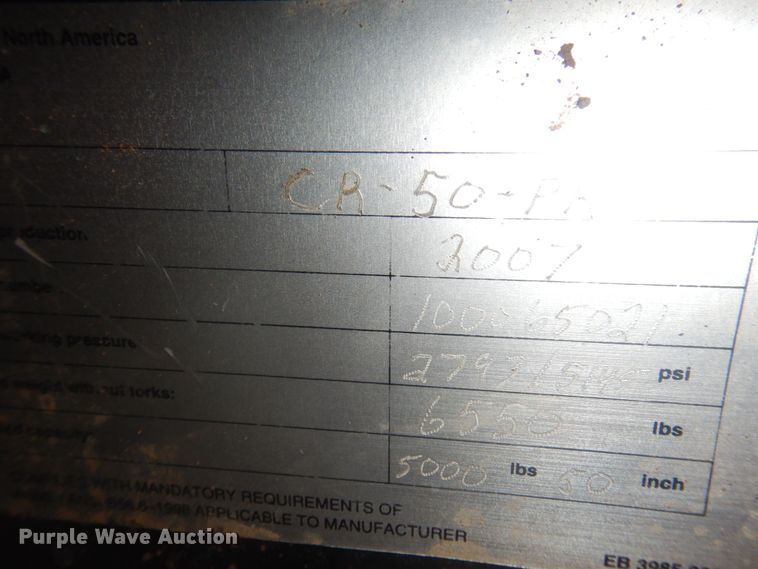 image for item DM5333 2007 Palfinger CR50  forklift