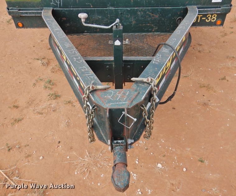 image for item DM8996 2013 Big Tex 100A-12  utility trailer with pressure washer