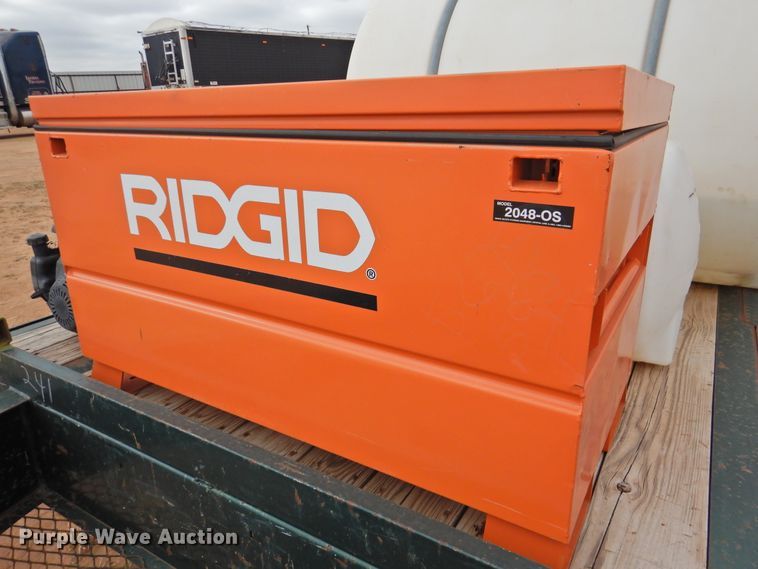 image for item DM8996 2013 Big Tex 100A-12  utility trailer with pressure washer