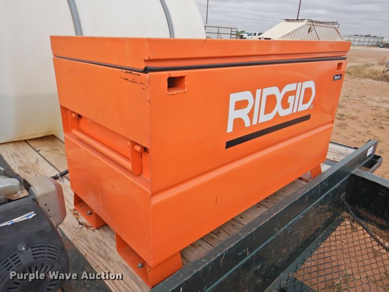 image for item DM8996 2013 Big Tex 100A-12  utility trailer with pressure washer