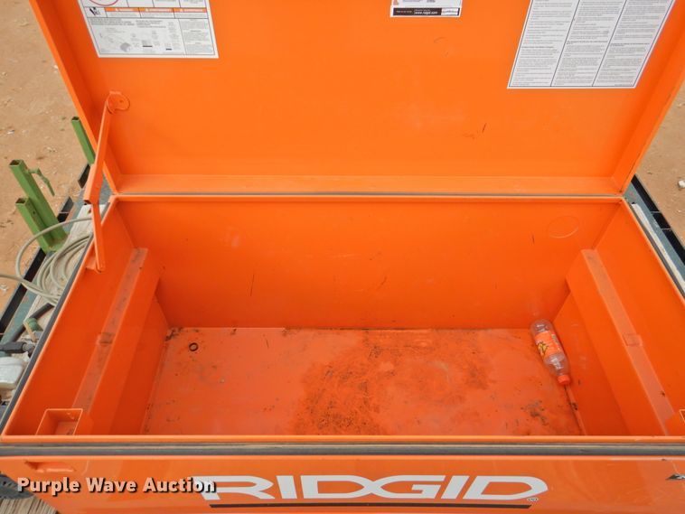 image for item DM8996 2013 Big Tex 100A-12  utility trailer with pressure washer