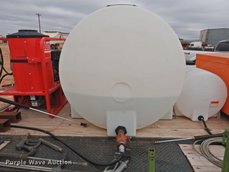 image for item DM8996 2013 Big Tex 100A-12  utility trailer with pressure washer