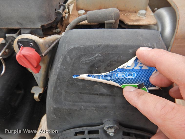 image for item DM8996 2013 Big Tex 100A-12  utility trailer with pressure washer