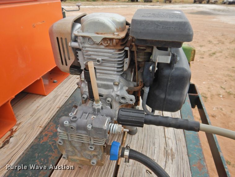 image for item DM8996 2013 Big Tex 100A-12  utility trailer with pressure washer