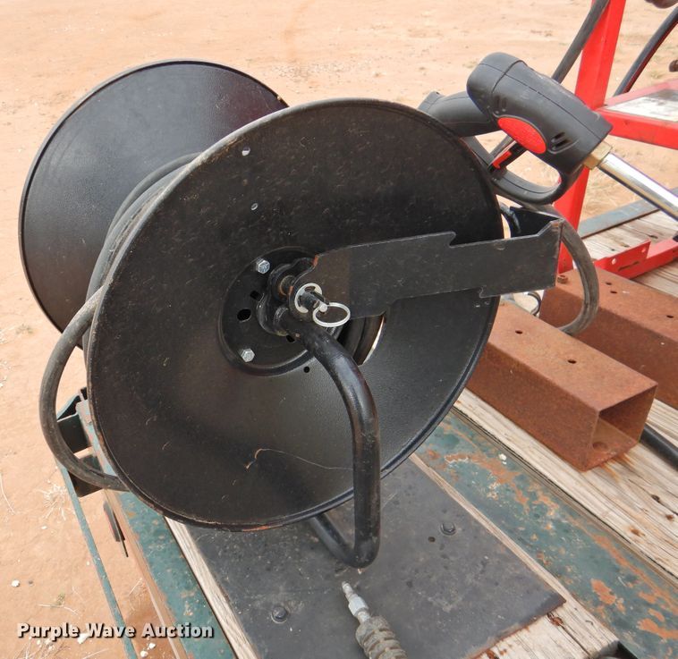 image for item DM8996 2013 Big Tex 100A-12  utility trailer with pressure washer