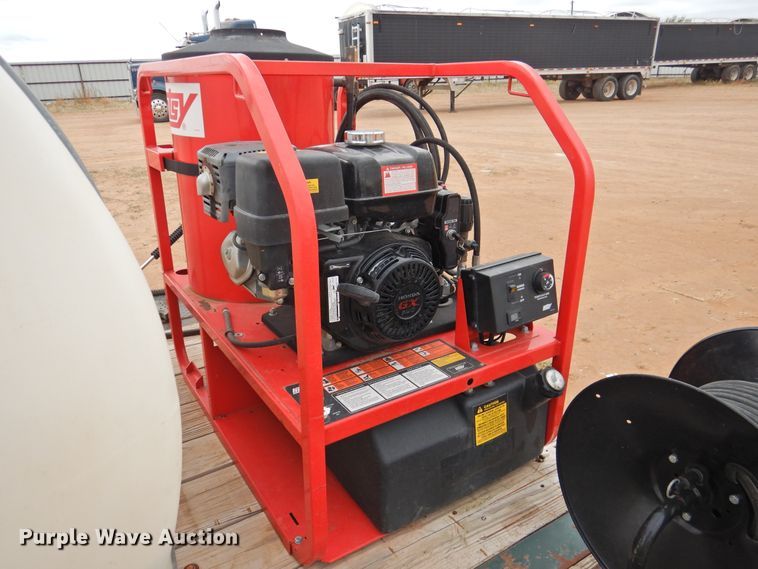 image for item DM8996 2013 Big Tex 100A-12  utility trailer with pressure washer