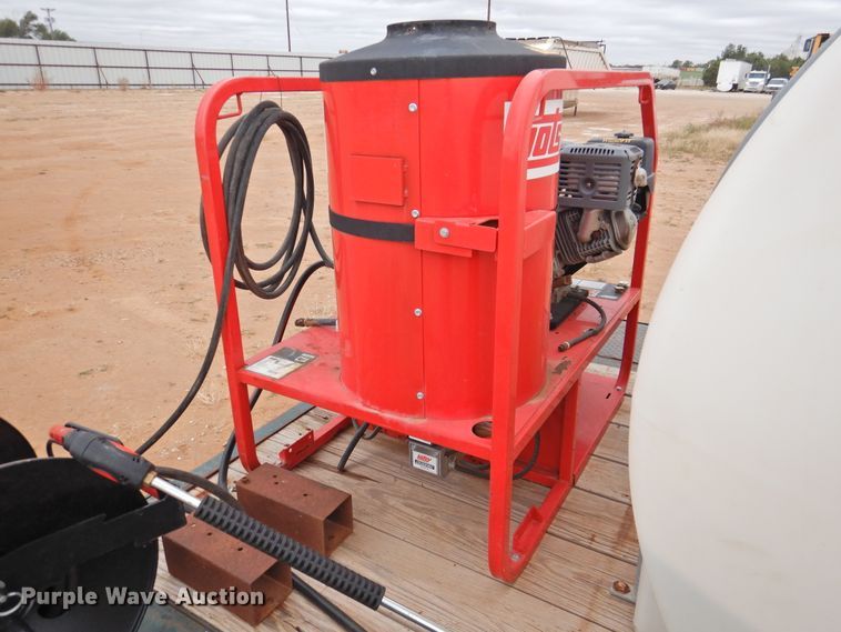 image for item DM8996 2013 Big Tex 100A-12  utility trailer with pressure washer