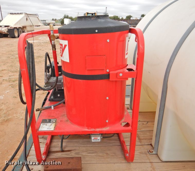 image for item DM8996 2013 Big Tex 100A-12  utility trailer with pressure washer