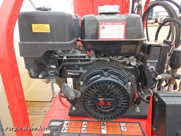 image for item DM8996 2013 Big Tex 100A-12  utility trailer with pressure washer