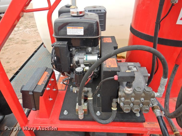 image for item DM8996 2013 Big Tex 100A-12  utility trailer with pressure washer