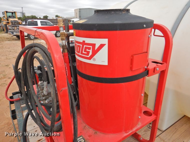 image for item DM8996 2013 Big Tex 100A-12  utility trailer with pressure washer