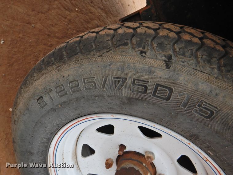 image for item DM8996 2013 Big Tex 100A-12  utility trailer with pressure washer