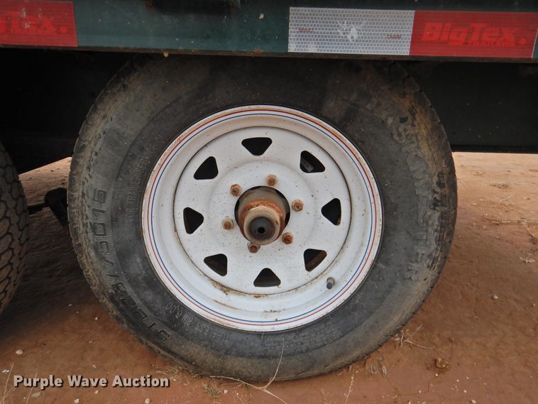 image for item DM8996 2013 Big Tex 100A-12  utility trailer with pressure washer