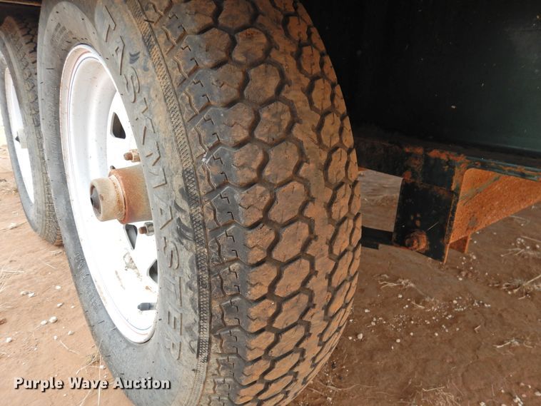 image for item DM8996 2013 Big Tex 100A-12  utility trailer with pressure washer