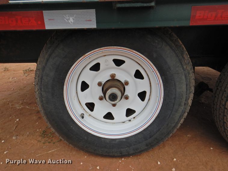 image for item DM8996 2013 Big Tex 100A-12  utility trailer with pressure washer