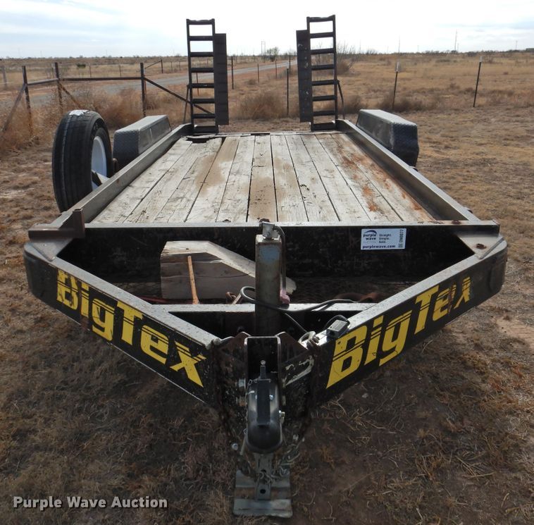 image for item DN0077 2014 Big Tex 12EQ-18  equipment trailer