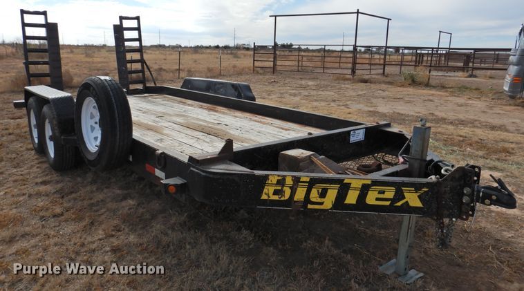 image for item DN0077 2014 Big Tex 12EQ-18  equipment trailer