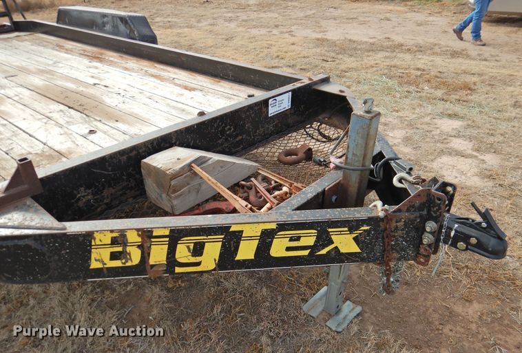 image for item DN0077 2014 Big Tex 12EQ-18  equipment trailer