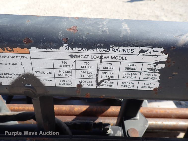 image for item DN2314 Bobcat  skid steer sod layer