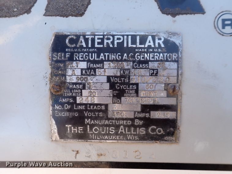 image for item DN2386 Caterpillar ALT  generator