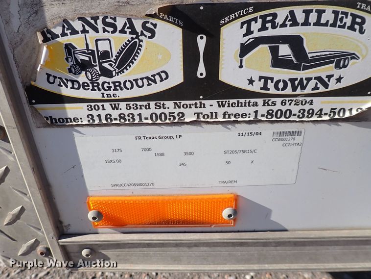 image for item DN2393 2005 Continental Cargo  enclosed cargo trailer