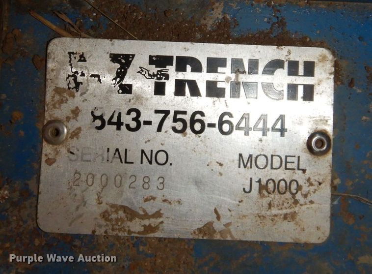 image for item DN2498 E-Z Trench J1000  landscape trencher