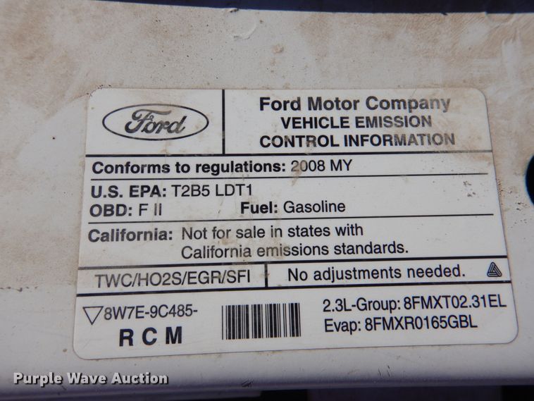 image for item DN2517 2008 Ford Ranger  SuperCab pickup truck