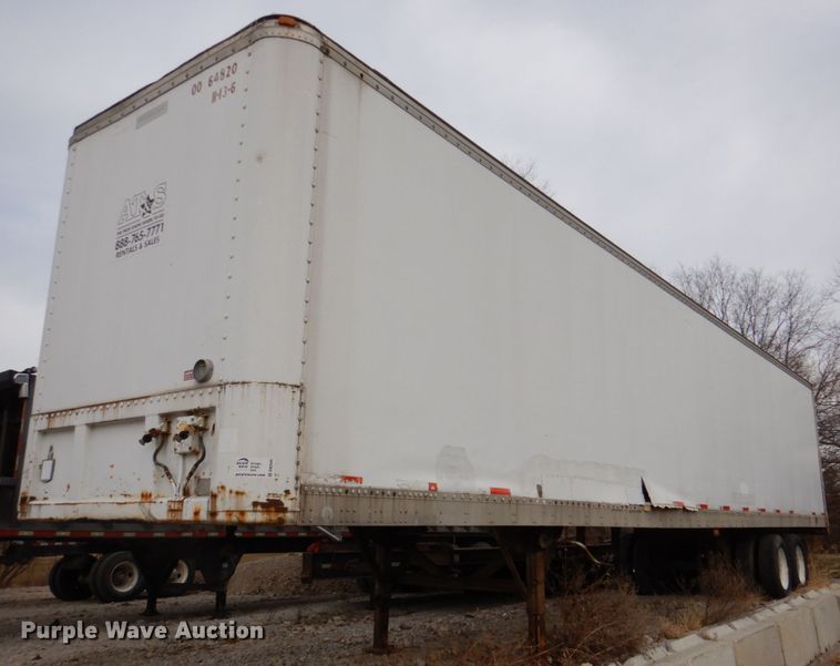 image for item DN2545 1988 Fruehauf  dry van trailer
