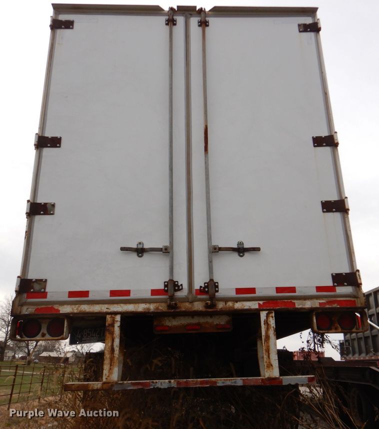 image for item DN2545 1988 Fruehauf  dry van trailer