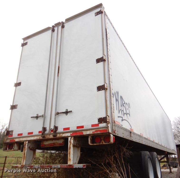 image for item DN2545 1988 Fruehauf  dry van trailer