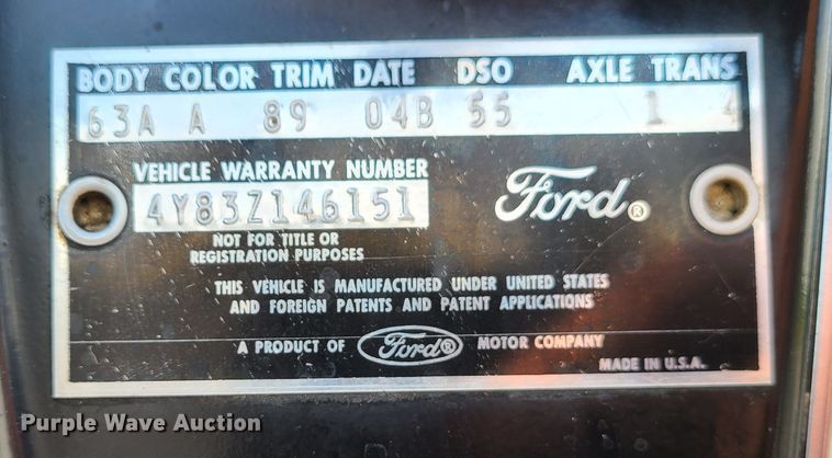 image for item DN5744 1964 Ford Thunderbird