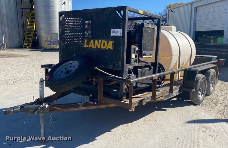 image for item DN6571 Shop built  pressure washer trailer