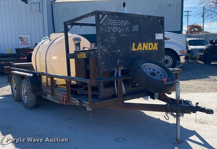 image for item DN6571 Shop built  pressure washer trailer