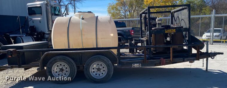 image for item DN6571 Shop built  pressure washer trailer