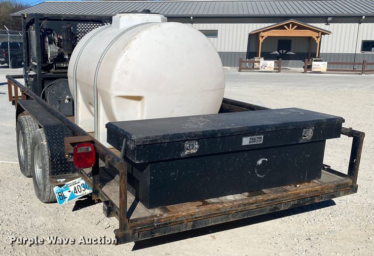 image for item DN6571 Shop built  pressure washer trailer