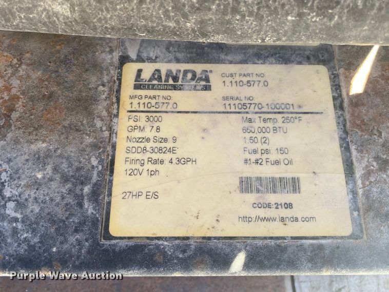 image for item DN6571 Shop built  pressure washer trailer