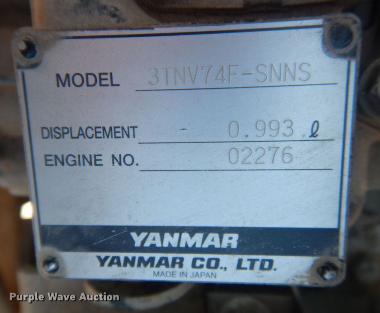 image for item ED9910 2016 Caterpillar 300.9D  mini excavator