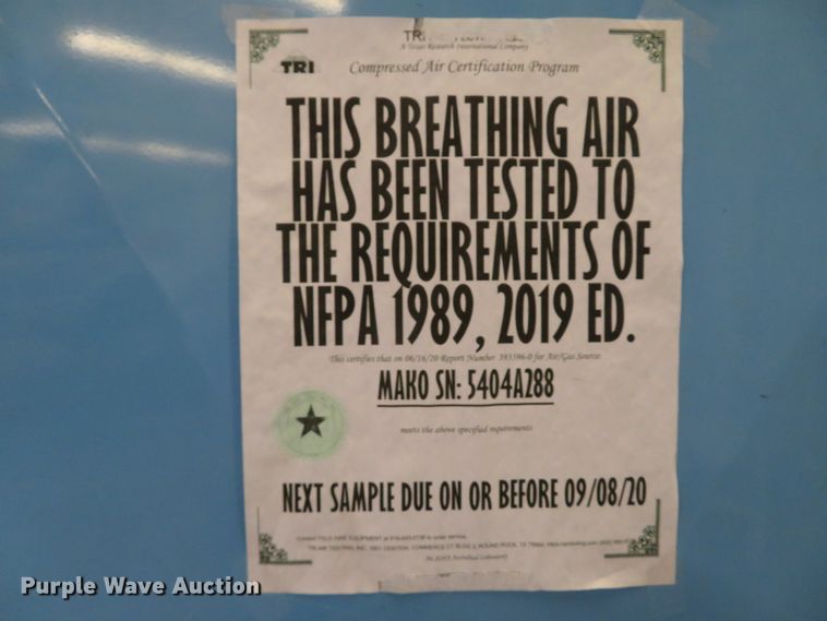 image for item FP9492 CompAir Mako AC04  SCBA fill station and air compressor