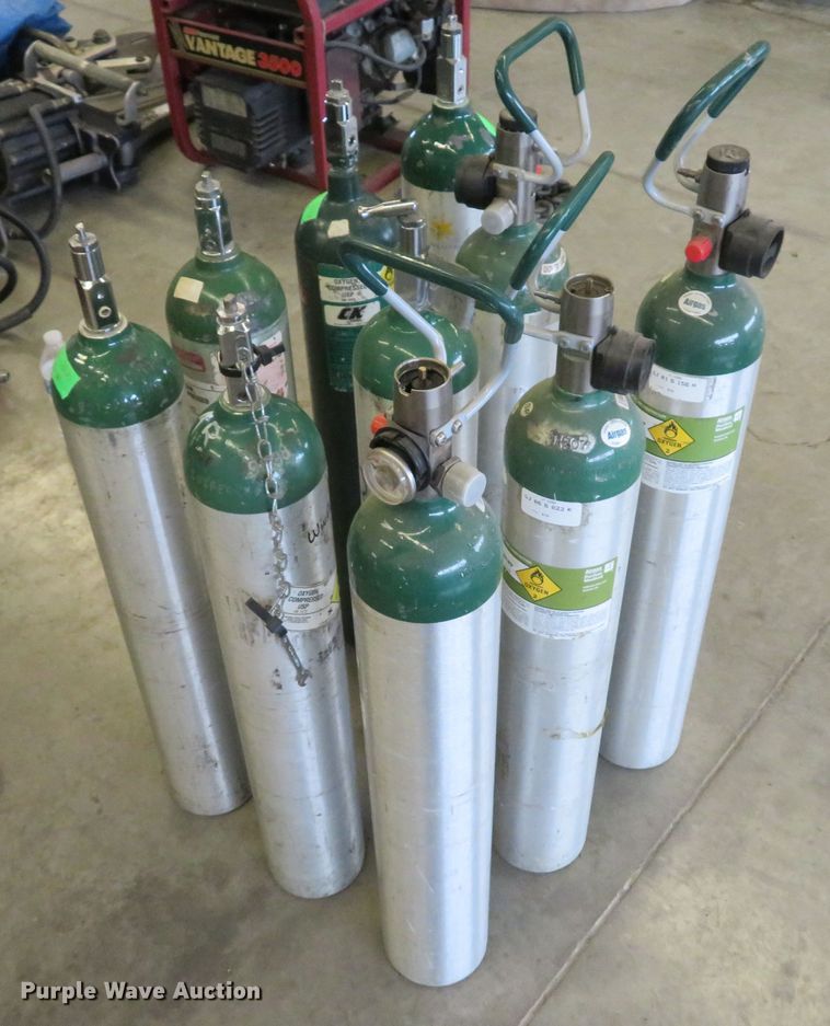 image for item FP9496 (10) Air Liquefaction oxygen bottles
